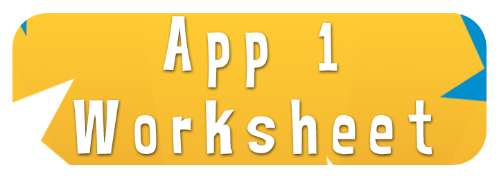 app 1 worksheet